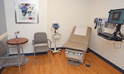 Patient exam room, Fleming Memory Center