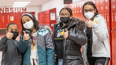 Hazleton Area School District families take advantage of LVHN’s mobile vaccine school clinic