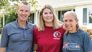 Pam, Kevin and Leah John support LVHN's Regional Burn Center