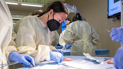 Cadaver Lab Experience for Local High Schoolers