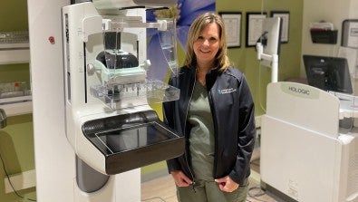 Mammography technologist Jodi Hooven, with Breast Health Services at Lehigh Valley Hospital–Hecktown Oaks