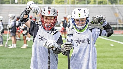 Lacrosse clinic at the East Penn School District Stadium