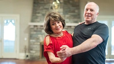 Thanks to two knee replacements, Scranton ballroom dancer Maureen Riggi never missed a beat