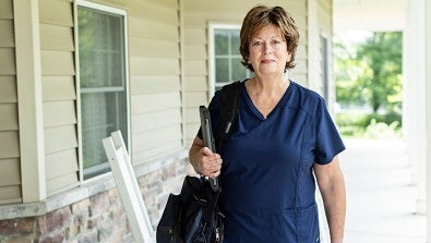 Ann Foster, RN, reflects on what she loves about her nursing career with Lehigh Valley Home Care–Pocono
