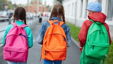 Appropriate backpack choices for keeping kids’ backs healthy