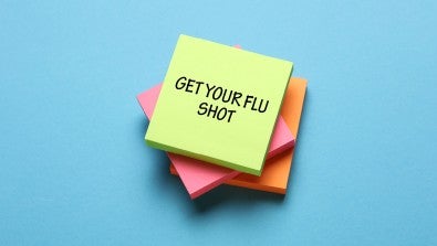 Flu shot reminder