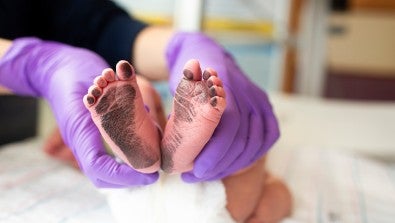 Newborn feet