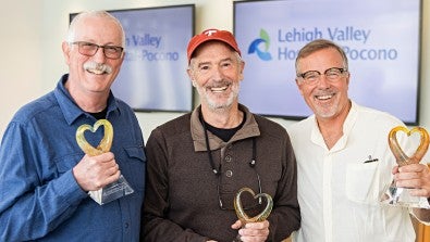 It was reunion day for Steve Bomberger, 67, a volunteer ski ranger at Camelback and those who had a hand in saving his life 