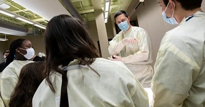 Cadaver Lab Experience for Local High Schoolers