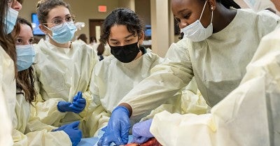 Cadaver Lab Experience for Local High Schoolers