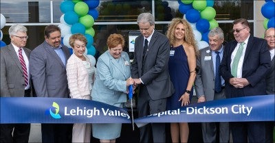 LVHN Cuts Ribbon to Open Lehigh Valley Hospital–Dickson City