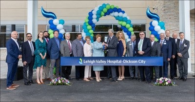 LVHN Cuts Ribbon to Open Lehigh Valley Hospital–Dickson City