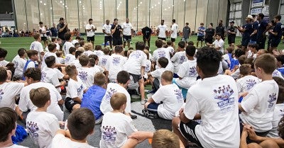 LVHN and Penn State Quarterback Sean Clifford Hosted Football Camp for Young Athletes