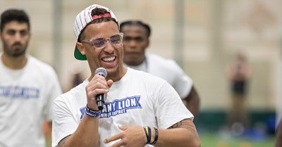 LVHN and Penn State Quarterback Sean Clifford Hosted Football Camp for Young Athletes