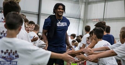 LVHN and Penn State Quarterback Sean Clifford Hosted Football Camp for Young Athletes