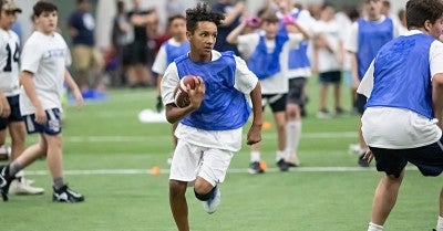 LVHN and Penn State Quarterback Sean Clifford Hosted Football Camp for Young Athletes