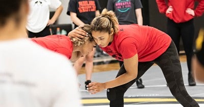 LVHN and Collegiate Wrestling Sisters Host Youth Girls Wrestling Clinic