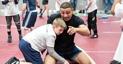 Lehigh Valley Orthopedic Institute and West Scranton Wrestling-wrestling clinic 