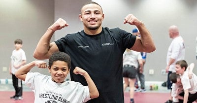 Lehigh Valley Orthopedic Institute and West Scranton Wrestling-wrestling clinic 