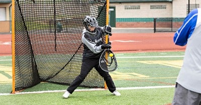 Lacrosse clinic at the East Penn School District Stadium