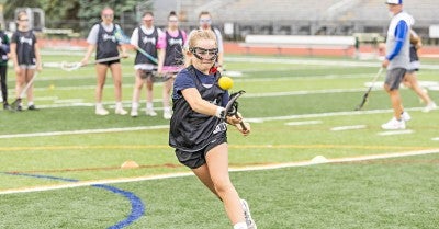 Lacrosse clinic at the East Penn School District Stadium