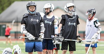 Lacrosse clinic at the East Penn School District Stadium