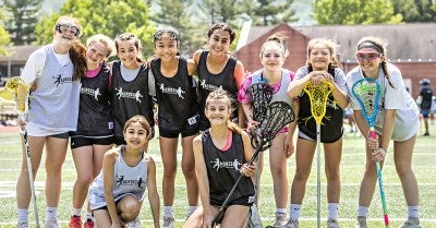 Lacrosse clinic at the East Penn School District Stadium