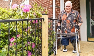 Albert Hepler began his journey back to increased mobility, in inpatient rehabilitation at Lehigh Valley Hospital–Cedar Crest. 