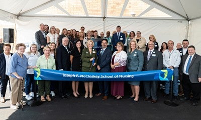 Ribbon Cutting Celebrates the New Joseph F. McCloskey School of Nursing at LVHN