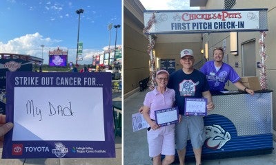 Strike Out Cancer Night a Hit at Coca-Cola Park