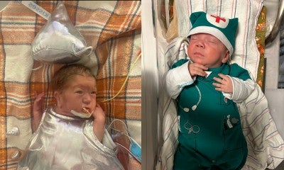 In the neonatal intensive care unit (NICU), the hospital’s tiniest patients sported their first Halloween costumes on Oct. 31.