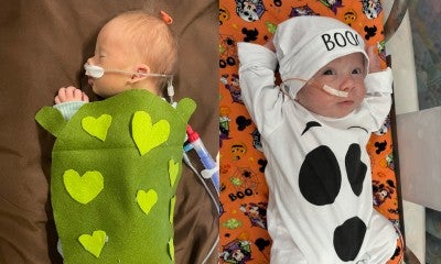 In the neonatal intensive care unit (NICU), the hospital’s tiniest patients sported their first Halloween costumes on Oct. 31.