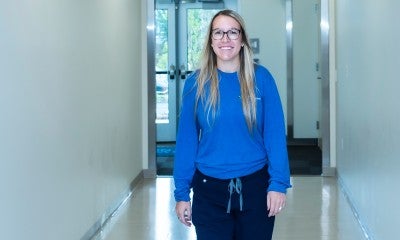 Paige Lievendag is a charge nurse on the pediatrics unit at Lehigh Valley Reilly Children’s Hospital