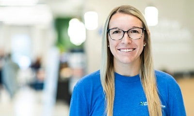 Paige Lievendag is a charge nurse on the pediatrics unit at Lehigh Valley Reilly Children’s Hospital