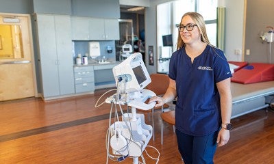 Amy and Dina Ambrose are twins who work at LVHN