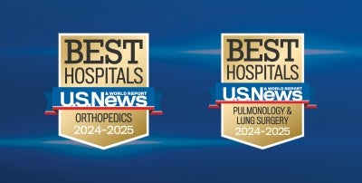 Lehigh Valley Hospital Orthopedic and Pulmonary Care Nationally Ranked by U.S. News & World Report