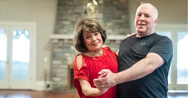 Thanks to two knee replacements, Scranton ballroom dancer Maureen Riggi never missed a beat