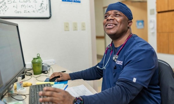 Roosevelt Totaye fled civil war in Liberia and spent his childhood in refugee camps before landing in the United States and discovering his calling as a nurse at LVHN.