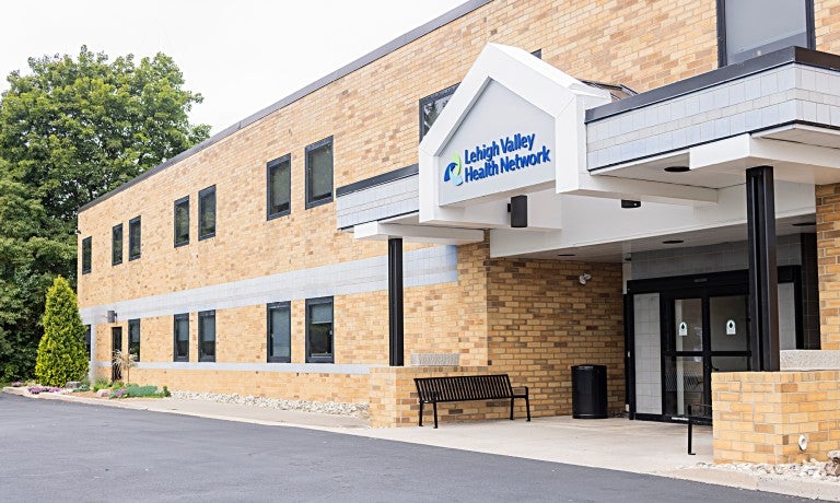 Front Entrance of the Joseph F. McCloskey School of Nursing