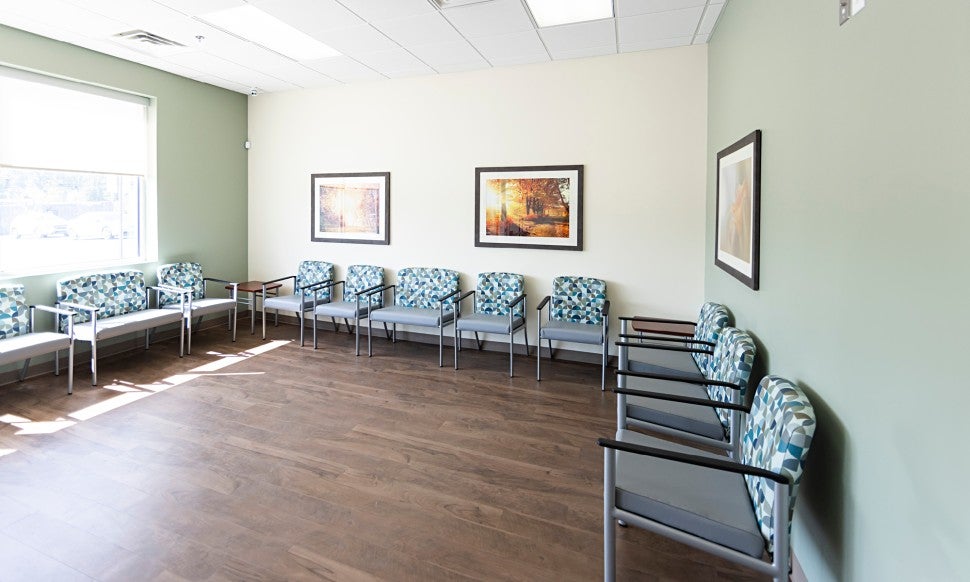 384 Airport Road waiting room LVPG Family Medicine–Airport Beltway