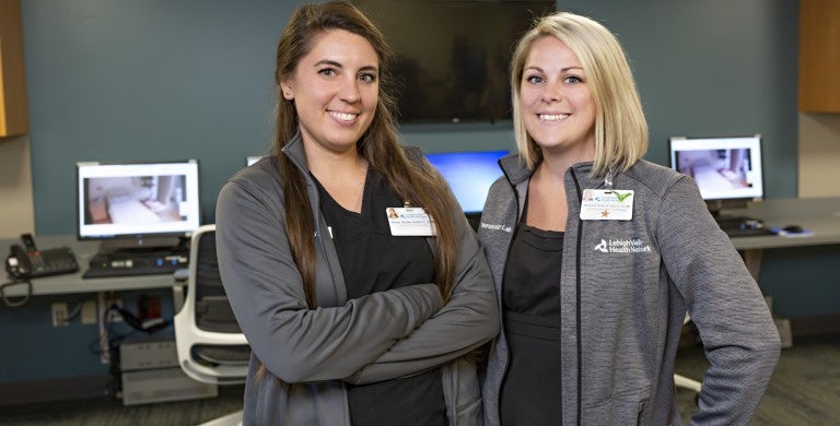 Alexis Gerbern, Neuodiagnostic Specialist and Adrianne Rohs, Lead Neurodiagnostic Specialist