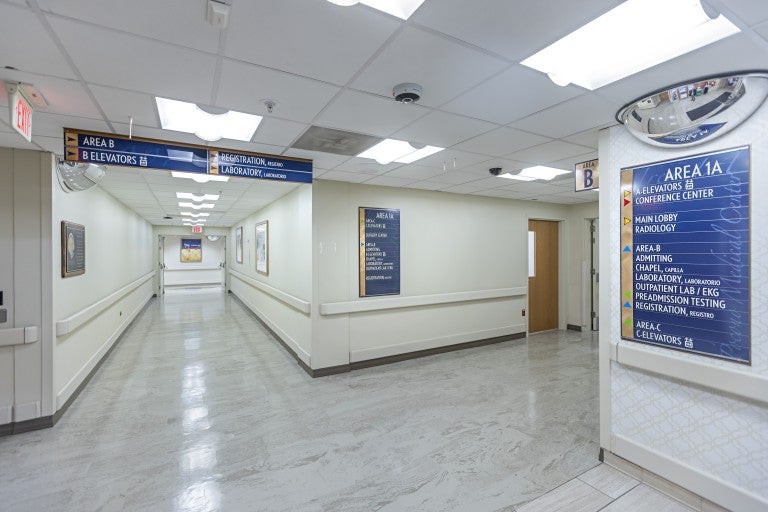 Diagnostic Care Center–Pocono - center hallway