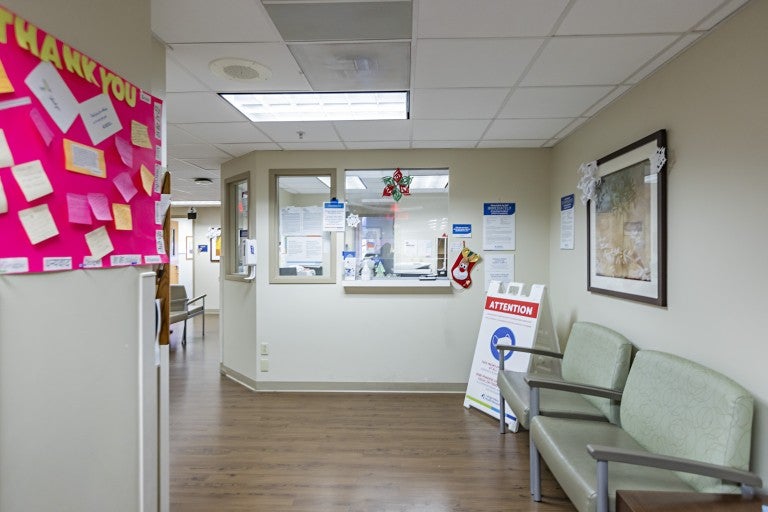 Diagnostic Care Center–Pocono - center hallway