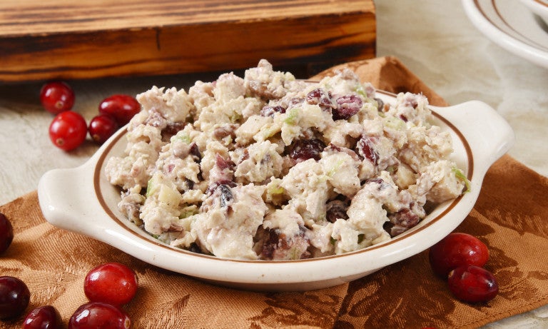 Dishes From a Dietitian: Holiday Chicken Salad and Simple Garlic Shrimp