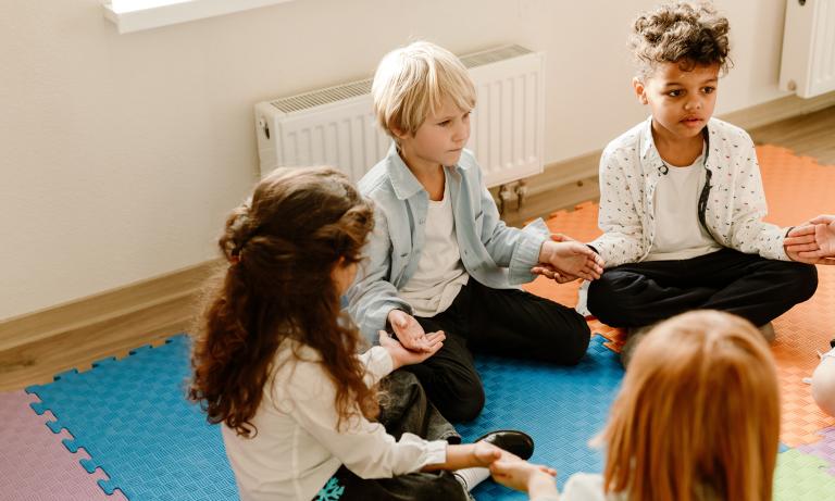 An age-old practice is helping students and teachers manage stress