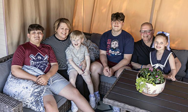 After a knee replacement at Lehigh Valley Health Network, Anthony Greco is back to being a big part of his four grandkids’ lives