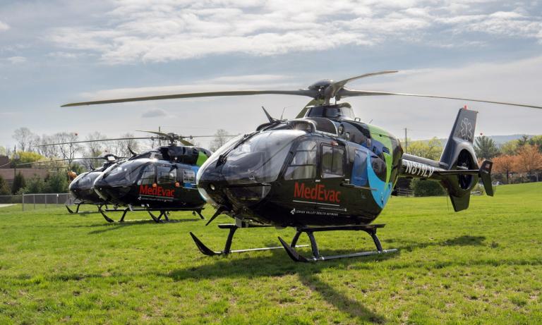 MedEvac program features a team of over 70 certified nurses, paramedics, EMTs, and physicians, all accredited by the Commission on Accreditation of Medical Transport System.