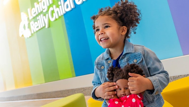 Lehigh Valley Reilly Children's Hospital child patient